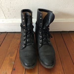 Women’s Vintage Black Justin Boots